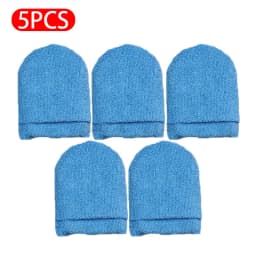 SEAMETAL 5pcs Car Polishing Wax Sponge Soft Microfiber Car Wax Applicator Mitts Foam Applicator Pad for Car Detailing Care Tool