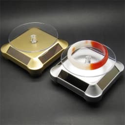 Solar Display Rack Bracelet Necklace Jewelry Display Props Rotating Table Solar Power Turntable Designed For Displaying Watches