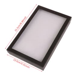 36-Slot Jewelry Ring Display Box Tray Organizer Velvet Organizer Storage Box Gift For Jewelleries Earrings Trinket Show Case