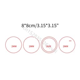 11 Typs Retro Geometric Shape Quicksand Mold Empty Plates Clear Acrylic Blank Plate DIY Quicksand Blank Card Brick