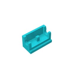MOC PARTS GDS-829 Hinge Brick 1 x 2 Base compatible with lego 3937 pieces of children's toy Assembles Building Blocks Technical