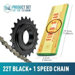 1pc 16T 18T 20T 22T 24T Single Speed Bike Freewheel Compatible With Threaded Freehub Replacement Bike Parts Bicycle Accessories