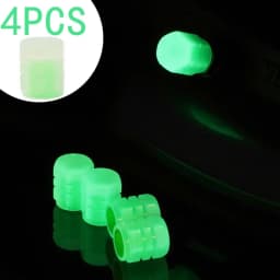4Pcs Luminous Valve Caps Fluorescent Night Glowing Car Motorcycle Bicycle Wheel Styling Tyre Hub Universal Cap Decor Five styles