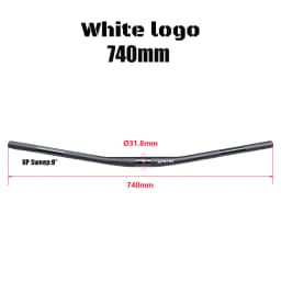 Syncros Carbon Fiber MTB Handlebar 9 Degree 31.8mm Matte Flat Mountain Bike Handlebars Bicycle Accessories