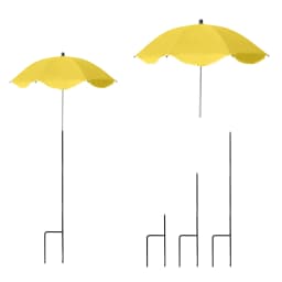 Plant Umbrella Height Adjustable With Stake Garden Shade Protect Plants From Sun For Potted Plants Flower Beds For Outdoor Plant