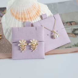 5pcs Microfiber Suede 6x6cm Jewelry Packaging Display Pads Can Personalised Earrings Necklace Bracelets Jewellery Insert Cards