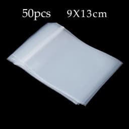 20-100Pcs Thick Clear Zip Lock Ziplock Storage Bags Heavy-Duty Transparent Plastic Small Jewelry Packing Reclosable Poly Bag