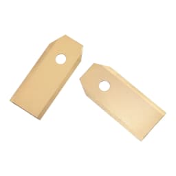 Long Lasting and Efficient 43mm Replacement Blade for Robotic Lawnmower Stainless Steel with Titanium Coating