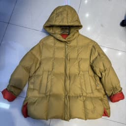 Schinteon Women Down Jacket Casual Loose Over Size Warm Autumn Winter Outwear White Duck Down with Hood Fashion Maternity Coat