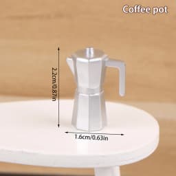 1:12 Dollhouse Miniature Beverage Shop Workbench Simulation Blender Coffee Grinder Toaster Oven Ice Cream Machine Model DIY Toys