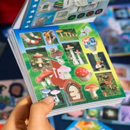 TIANZI 20 Sheets PET Die Cut Stickers Book Retro Cartoon Decorative Scrapbooking Materials Handmade Japanese Stationery Supplies