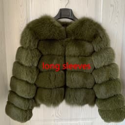 New Real Fox Fur Coat Women's Winter Warm 100% Natural Fur Jacket Short Raccoon Fur Coat Women's High Quality Hot Sale