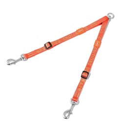 Double Dog Leash No Tangle Dual Dog Leash Lead Coupler Splitter Adjustable Two Handle Training Walking for Medium and Large Dog