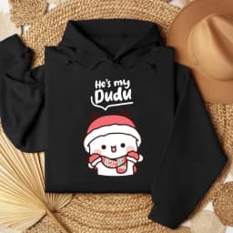 Bubu Dudu Bear Matching Couple Outfit Kawaii Men Women Fall Winter Hoodies Bubu Dudu Cute Printed Clothing Daily Life Apparel