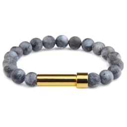 Natural Stone Couples Bracelet Secret Message Tube Notes Can Be Placed Friendship Bracelets For Women Men Charming Jewelry