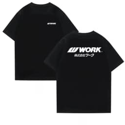 2025 Summer WORK Short Sleeve T-shirt Classic Wheel Racing Sponsor Clothing RIM Car Fashion Modified Car T-shirt Meister Shirt