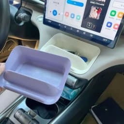 For BYD Dolphin Car Under The Screen Storage Box Waterproof Scratch-proof On the Armrest Box Special Car Interior Storage Box