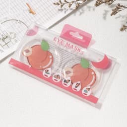 Fruit-Themed Reusable Gel Eye Mask – Hot & Cold Compress Pads for Eye Relaxation, Cooling & Warming Relief (Watermelon/Cucumber)