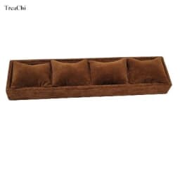 4/8/12 Grids Watch Display Stand Bracelet Holder Organizer Watches Storage Jewelry Pillow Holder Jewelry Display Tray