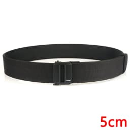 TUSHI New 2.0 Inch Thickened Gun Hanging Double-Layer Nylon Cloth Belt Versatile Outdoor Tactical Automatic Buckle Men's Belt
