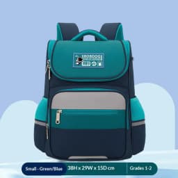 Children School Backpack, Spine Protective Waterproof Reflective Lightweight School Bag for Primary School Kids