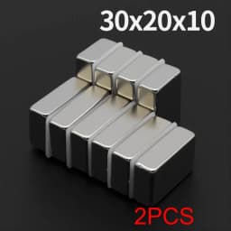 Powerful Neodymium Magnet N35 NdfeB Permanent Magnetic imanes Block Super Strong Fridge Magnets DIY 30x10x3 30x10x5 30x20x10mm