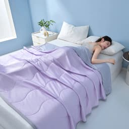 New Wave Pattern Cool Summer Blanket Natural Coolness Qulited Duvet Cooling Sensation Comforter Well-vetilated Queen King Quilt