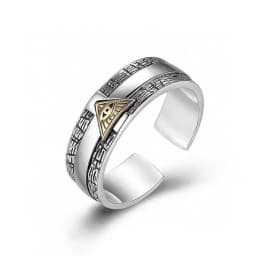 Retro Domineering Ethnic Style Fire-Breathing Dragon Ring Men\\\\\'s Charm Open Ring Punk Motorcycle Rider Jewelry Accessories