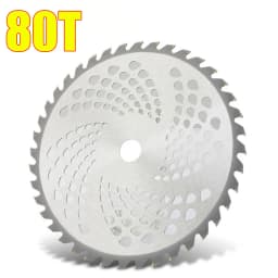 6-1Pcs 40/60/80T Lawn Mower Blade Carbide Blades Grass Trimmer Head Saw Blade Cutting Disc for Garden Weed Mower Parts