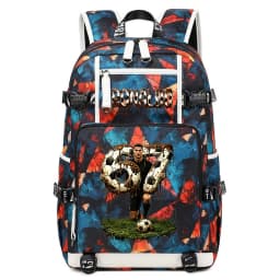 CR7 Ronaldo 67 Print Large Capacity Backpack for Students Teens Kids School Travel Daypack