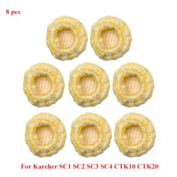 Steam Cloth Cover For Karcher SC1 SC2 SC3 SC4 SC5 SC7 CTK10 CTK20 Handheld Steam Brush Vacuum Cleaner Parts Nylon Accessories