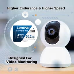 Lenovo Micro SD Card 1TB 512GB High Speed SD 256GB 128GB TF Card UHS‑I Waterproof Memory Card for Dash Cam CCTV Nintendo Switch