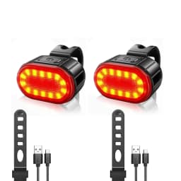 Rechargeable Bike Lighting Front/Rear Lights Bicycle Lamp Led Cycling Light Bike Flashlight for Bicycle Front Taillight Lantern