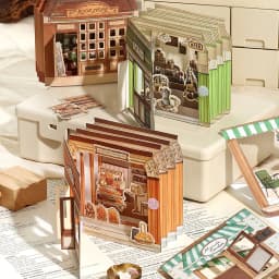 Mr. Paper Open a Shop Material Pack 25 Sheets - 3D Composite Cottage Materials, Journal Store Diorama, Creative Decor Supplies