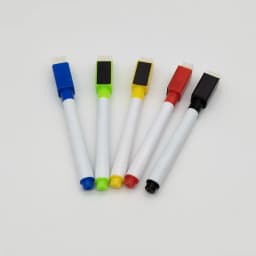 8pcs\set Erasable Colorful Black Whiteboard Pen Marker Magnetism and Brush Office School Stationery Supplies