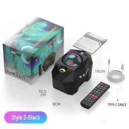 Laser Galaxy Starry Sky Projector LED Night Light Wall Lamps Bluetooth Desk Lamp Atmosphere For Bedroom Beside Star Projection