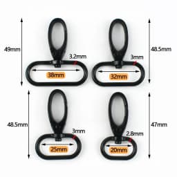 5/10Pcs 20-38mm Metal Hook Buckle for Bag Strap Swivel Lobster Clasp Dog Collar Carabiner Clip KeyChain Fastener Accessories