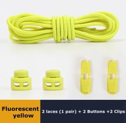 No-Tie Elastic Shoelaces Stretch Laces with Press Lock for All Shoes Quick Wear in 1 Second Hiking Sport Lazy Laces Multi Colors
