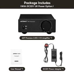 AIYIMA A07 Premium Amplifier TPA3255 Power 300Wx2 Class D Digital Audio Amp HiFi 2 Channel Stereo Sound Hifi Home Amplifiers