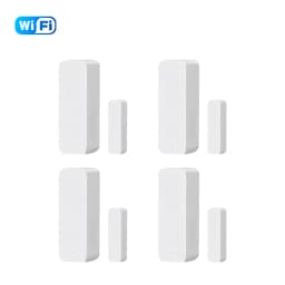 WiFi Zigbee3.0 2MQTT Smart Door Window Sensor, Tuya Security Alarm Detector, Open/Closed Monitor Works with Alexa Smart Life