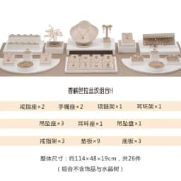 Set Display Case Window Counter Plate Display Jewelry Rack Champagne Jewelry Tray Commercial Display Props Showcase Exhibition