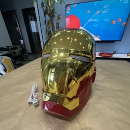 Iron Man Electric Helmet Opening And Closing Bilingual Voice Control Iron Man Mask Adult Series Animation Peripheral Toys