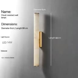 Modern Copper and Black Wall Lamp Faux Marble Wall Light for Entryway Bedroom Dining Room Hallway Home Decor Lighting