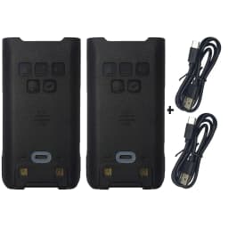 Baofeng Walkie Talkie UV-9RPlus Battery Type-C Enlarge Rechargable Battery With Type-C Charging For UV 9R Pro V1 UV9R PLUS Radio