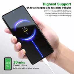 For Xiaomi 120W 100W 90W 6A Usb Type C Cable Turbo Fast Charger Cord For Mi 17 Ultra 15 14T 13 Redmi Note 15 Pro+ K90 POCO X7 F8