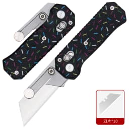 420 steel G10 handle hand folding knife portable art knife high hardness unpacking with blade gift box