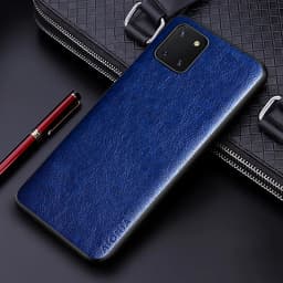 Luxury PU leather Case for Samsung galaxy Note 10 Lite Plus 20 Ultra Business solid color design cover for samsung note 10 lite