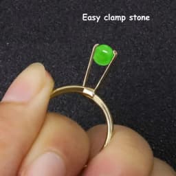 Adjustable Round Diamond Tweezers Four-Claw Gemstone Claw Wedding Ring Try-On Tool Stone Diamond Jewelry Tweezer