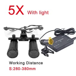 4X 5X 6X 8X 6x Dental Loupes Binnocular Magnifying Glass Medical Magnifier Surgical Loupe Dentist Tools Surgery Dentistry