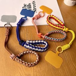 Handwoven Adjustable Mobile Phone Universal Lanyard Wrist Strap Outdoor Sports Convenient Safety Anti-drop Rope